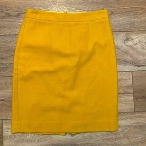 J Crew Wool Pencil Skirt